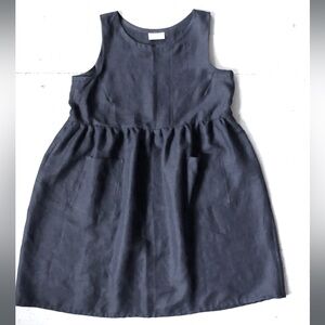 XL/XXL Phaedra Clothing Iris Dress in Slate Linen